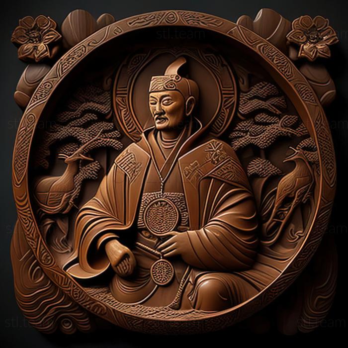 3D модель Таши Лама Тибетский (STL)